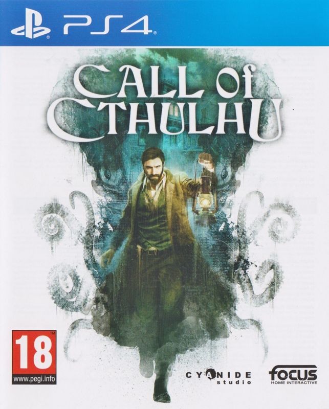Call of Cthulhu box art for Playstation 4